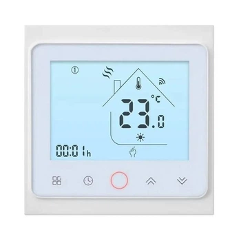 Терморегулятор программируемый IN-THERM PWT 002 Wi-Fi (белый), сенсорный программатор для теплого пола