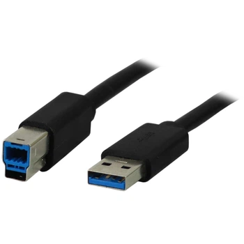 Кабель для принтера, БФП, накопичувача Hotron USB Type-B Male to USB Type-A Male 1.8m USB3.0