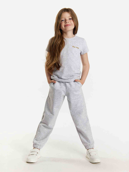 Підліткова футболка для дівчинки Tup Tup 101500-8110 140 см Сіра (5907744500122)