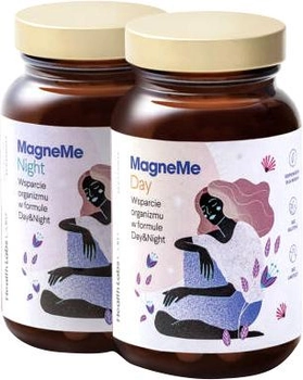Zestaw suplementów diety HealthLabs MagneMe Day 60 kapsułek + MagneMe Night 60 kapsulek (5903957410616)