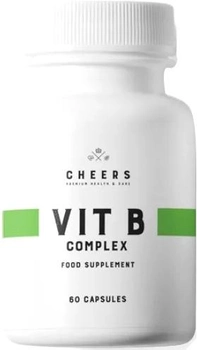 Дієтична добавка Cheers Vitamin B Complex 60 капсул (5907222983065)