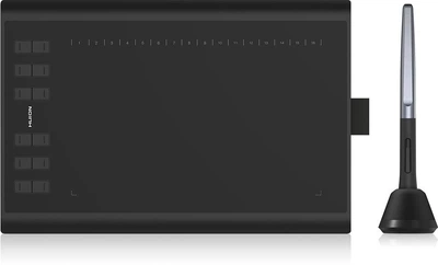 Huion Графічний планшет 10'x6.2' H1060P, MicroUSB, чорний