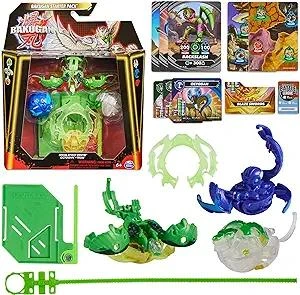 Бакуган стартовый набор из 3 штук Вентри, Октоган и Трокс Bakugan Starter