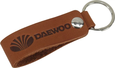 Брелок на ключі Daewoo коричневий (Україна) (шкіра)