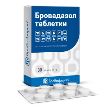 Бровадазол для животных антигельминтик, 30 таб