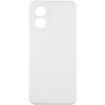 Силіконовий чохол Candy Full Camera для Oppo A78 4G Білий / White