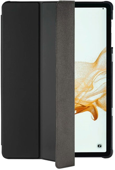 Etui z klapką Hama Fold Clear do Samsung Galaxy Tab S7FE/S7+/S8+ 12.4" Black (4047443472304)