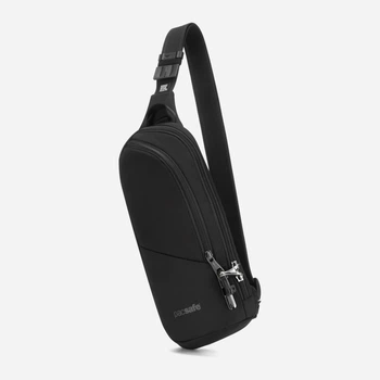 Сумка слінг через плече чоловіча тканинна PacSafe Антизлодій Vibe 150 5 ступенів захисту (60161130)