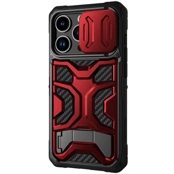 Чохол TPU+PC Nillkin CamShield Adventurer Pro (шторка на камеру) для Apple iPhone 14 Pro Max (6.7") Maga Red