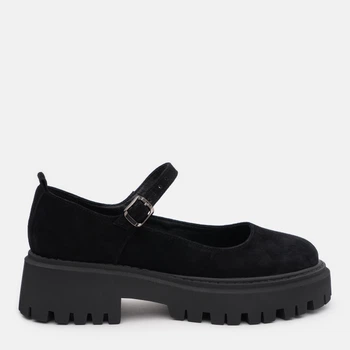 Женские туфли замшевые Мэри Джейн PARADIZE SHOES T-501 39 Черные (ROZ6501009761)