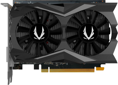 Відеокарта Zotac PCI-Ex GeForce GTX 1650 AMP Core 4GB GDDR6 (128bit) (1650/12000) (HDMI, DisplayPort, DVI-D) (ZT-T16520J-10L)