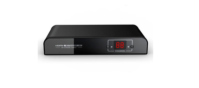 Приемник AVCom AVC709-RX HDMI сигнала из коаксиального кабеля, Black