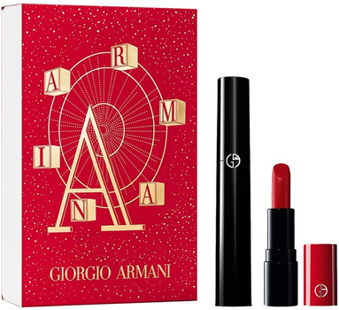 Zestaw Giorgio Armani Eyes To Kill Classic tusz do rzęs 10 ml + pomadka Lip Power 400 1.4 g (3614273888516)