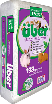 Паперова підстилка для гризунів Premier Pet Soft Paper Bedding White 198 л (0037461896224)