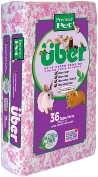 Паперова підстилка для гризунів Premier Pet Soft Paper Bedding Pink/White 36 л (0037461416361)