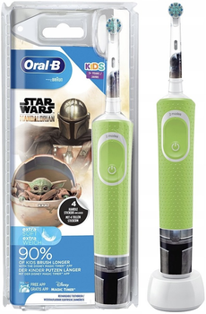 Електрична зубна щітка Oral-b Braun D100 Kids 3+ Star Wars Mandalorian (4210201386230)