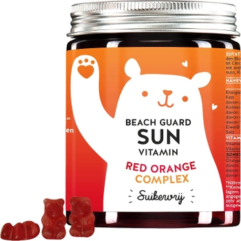 Дієтична добавка Bears With Benefits Beach Guard Sun Vitamins Mit Red Orange Complex 60 шт (0745110156918)