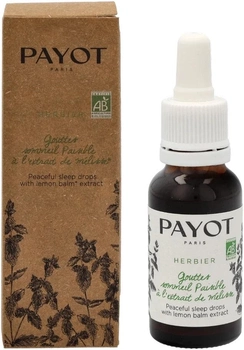 Краплі для покращення сну Payot Herbier Peaceful Sleep Drops Lemon Balm Extract 20 мл (3390150584190)