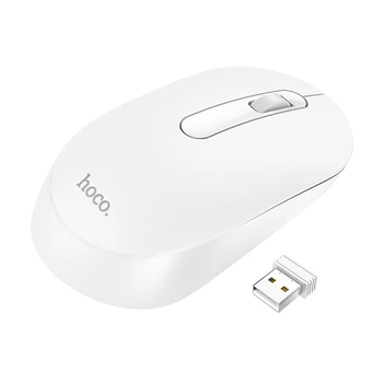 Миша Hoco GM14 Platinum 2.4G White
