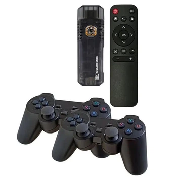 Портативная игровая приставка Game Stick + Android TV 8k Ultra HD 64gb Black