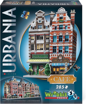 3D Пазл Wrebbit 3D Urbania Cafe 285 елементів (0665541005039)