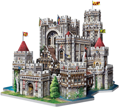 3D Пазл Wrebbit 3D King Arthurs Camelot 865 елементів (0665541020162)