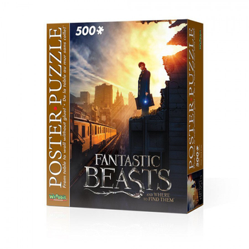 Puzzle-poster Wrebbit 3D Fantastic Beasts and where to find them 500 elementów (0665541050060)
