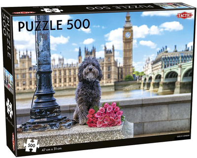 Puzzle Tactic Dog in London 500 elementów (6416739562339)
