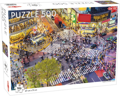 Puzzle Tactic Shibuya Crossing Tokyo 500 elementów (6416739582894)