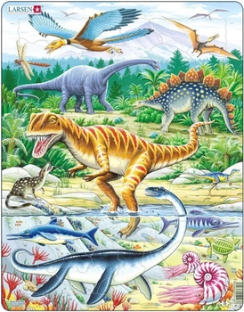 Puzzle Larsen Dinozaury 35 elementów (7023852116197)