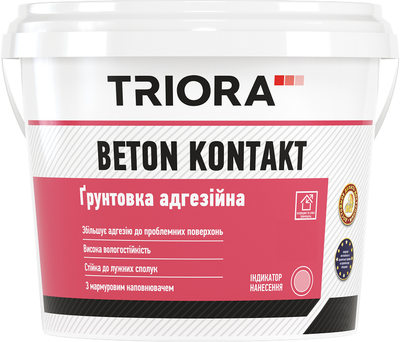 Грунтовка адгезионная TRIORA BETON KONTAKT 1.4 кг (4823048027510)