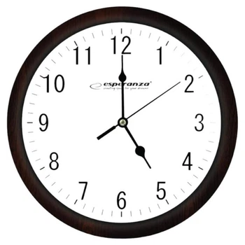 Годинник настінний Esperanza Wall Clock Los Angeles Brown 30см (EHC015W)