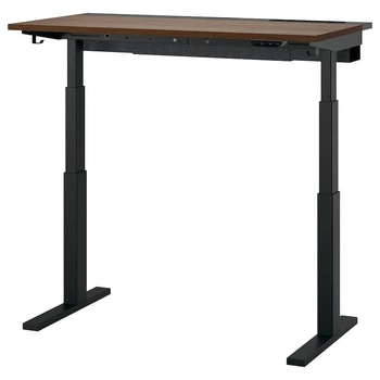 Комп'ютерний стіл з регулюванням висоти IKEA MITTZON 120x60 см горіх/чорний (495.268.74)