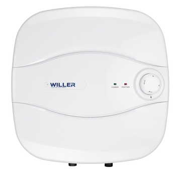 Бойлер WILLER Optima mini 15 над мийкою