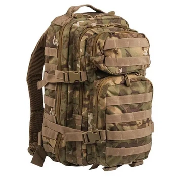 Рюкзак 20 л Mil-Tec Woodland Arid с креплением Molle мультикам размер 47 х 25 х 25 см