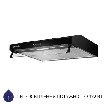 Витяжка Minola HPL 514 BL (плоска)