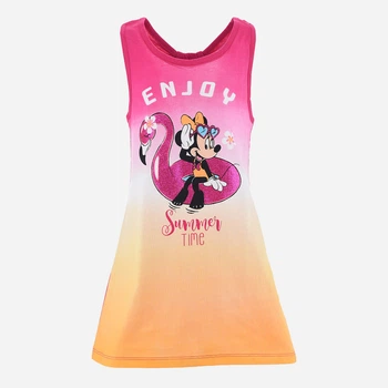 Детский летний сарафан для девочки Disney Minnie EX1097 92-98 см Фуксия (3609086878120)