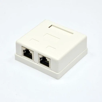 Розетка зовнішня 2хSTP, кат. 6, RJ45, EPNew