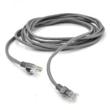 Патч-корд литий RITAR, CCA, UTP, RJ45, Cat.5e, 2m, сірий Q300