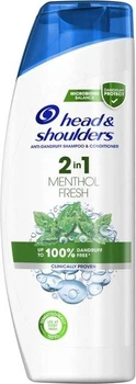 Шампунь и бальзам-ополаскиватель 2 в 1 против перхоти Head & Shoulders Ментол, 400 мл (4084500970403)