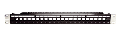 Наборная патч-панель OK-net FTP 24 порта (OK-DP105-S)