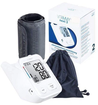 Тонометр електронний Vitammy Next 3 Arm Type Blood Pressure Monitor Usb Power (5901793642093)