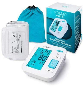 Ciśnieniomierz elektroniczny Vitammy Next 5 Arm Type Blood Pressure Monitor Usb Power Automatic (5901793642048)