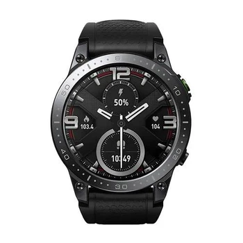 Смарт-годинник Zeblaze Ares 3 Pro (голосові дзвінки, тонометр, пульсиметр, Amoled) протиударний та водостійкий. black