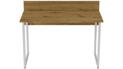 Комп'ютерний стіл Ferrum-decor Скай 75x140x60 білий ДСП Дуб Артізан 32мм (SKA2081)