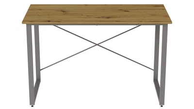 Комп'ютерний стіл Ferrum-decor Дейв 75x140x70 сірий ДСП Дуб Артізан 16мм (DEY2154)