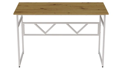 Комп'ютерний стіл Ferrum-decor Раян 75x140x60 білий ДСП Дуб Артізан 16мм (RAY2180)