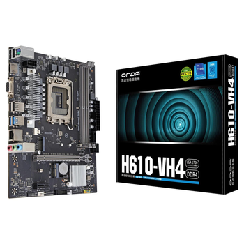 Материнская плата Onda H610M-VH4 DDR4 Black LGA 1700 (OND-H610M-VH4-B)
