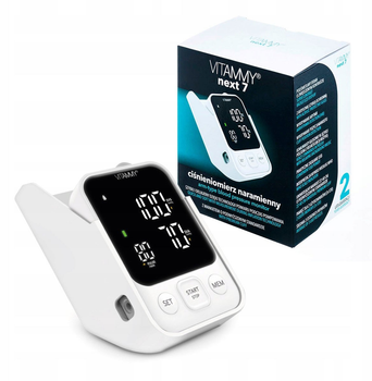 Тонометр электронный Vitammy Next 7 Arm Type Blood Pressure Monitor Usb Power Automatic (5901793642079)