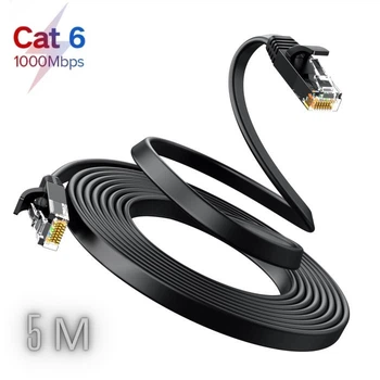 Патч корд сетевой кабель LAN RJ45 UGREEN high Speed Six types gigabit ethernet cable (5m, 1Gbps, САТ 6, U/UTP)